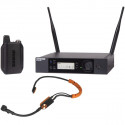 Set lavaliera wireless + headset de rack Shure GLXD14R+/SM31