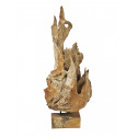 Sculptura in lemn natural 160 cm, EuroPalms 83200185