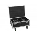 Flightcase pentru 6x AKKU IP TL-3 QCL, cu funcție de încărcare și roți, Roadinger 31005250 