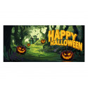 Banner de Halloween Pădure Bântuită, 400x180cm, EuroPalms 80164204 