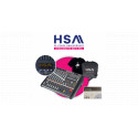 Pachet aniversar mixer/certificat/tricou/mic. EV ND76S Dynacord PowerMate 600-3 HSA SN - 25 Years Anniversary