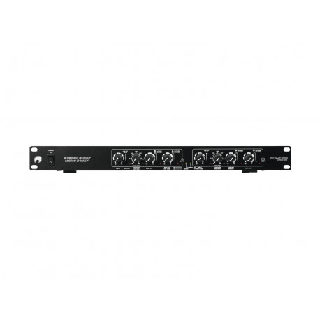 Crossover activ cu 2 cai stereo sau 3 cai mono, Omnitronic XO-230