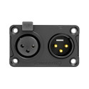 Conector XLR IN/OUT, IP65, de panou Seetronic C3F2CWB