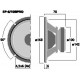 Difuzor bass-medii compact Monacor SP-6/108PRO