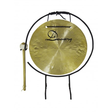 Gong 25 cm cu stand/ciocan de lemn, Dimavery 26056310