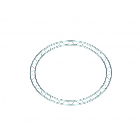 Bara circulara interioara orizontala DECOLOCK DQ2, 2 m 4tlg, Alutruss 6030156H