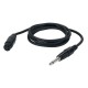 Cablu audio Jack 6.3 mono la XLR mama (nebalansat) DAP Audio FL-023-3m