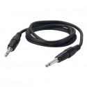 Cablu audio Jack 6.3 la Jack 6.3, mono nebalansat, DAP Audio FL-0510-10m