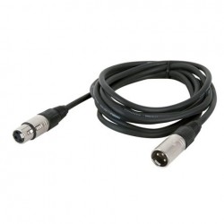 Cablu audio balansat XLR tata - XLR mama, 3 pini, 10 m, Dap Audio FL-7110-10m