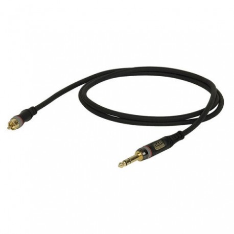 Cablu audio RCA tata la Jack 6.3 stereo, 6 m , DAP-Audio XGL-426-6m