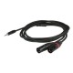 Cablu audio Jack 3.5 stereo la 2 XLR tata, 3 pini , 3 m , DAP-Audio FLX-463-3m