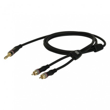Cablu audio Jack 6.3 mono la 2 RCA tata, 3 m , DAP-Audio XGL-223-3m