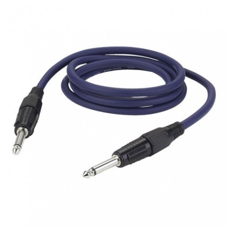 Cablu audio Jack 6.3 mono la Jack 6.3 mono , 2 x 1.5mm2 , 6 m , DAP-Audio FS-016-6m