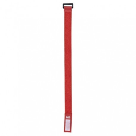 Curele de sustinere cabluri,Set Snap Fastener, 36 x 2.5 cm cm, 10 pieces Red, DAP-Audio D-9577R