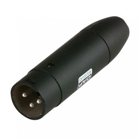 Mini adaptor XLR tata 3 pini la mini XLR tata 4 pini, DAP-Audio FLA-10