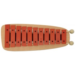 Glockenspiel diatonic rosu, gama c-f , GEWA GH11R 847.006
