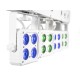 Set compact de lumini (4 proiectoare RGB + 4 LED-uri strobo albe), Eurolite LED KLS-180 Compact Light Set wh