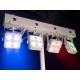 Set compact de lumini (4 proiectoare RGB + 4 LED-uri strobo albe), Eurolite LED KLS-180 Compact Light Set wh