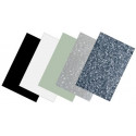 Placa de plastic gri perlat, 3 straturi, pentru fabricare pickguard, Partsland 558.398