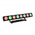 Bara cu LED COB 8 X 30 W RGBW, color mixing si telecomanda IR, Eurolite LED PMB-8 COB QCL 30W Bar