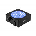 Proiector spot de exterior cu 81 x RGBW SMD LED, QuickDMX transceiver si IR, Eurolite AKKU IP Flat Light SMD bl